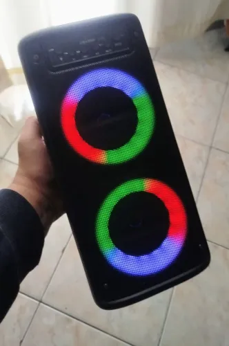 Caixa de Som Grasep D-3206 20W Bluetooth + RGB