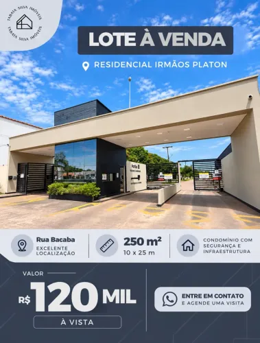 Lote - Residencial Parque Irmãos Platon