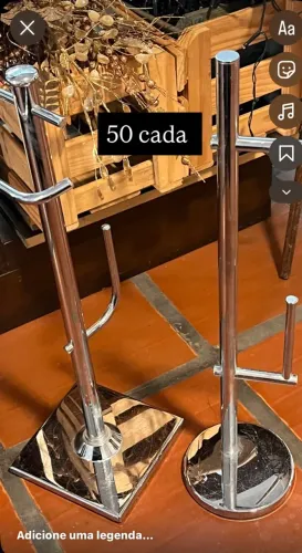 Porta papel higiênico de chão