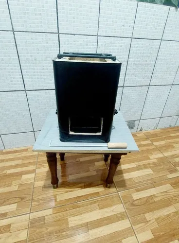 Fogareiro artesanal a carvão