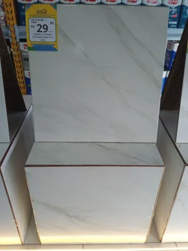 CERÂMICA CARRARA STATUARIO 60X60  ( MEGA PROMOÇÃO)