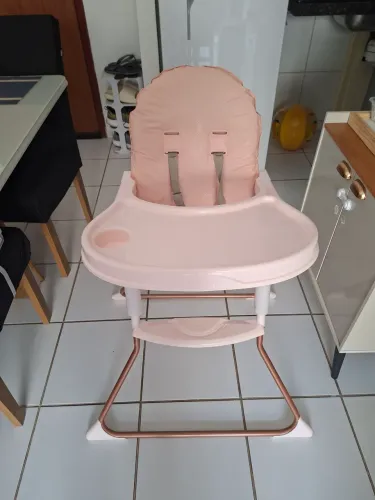 VENDO Cadeira alimentação infantil Galzerano (menina)