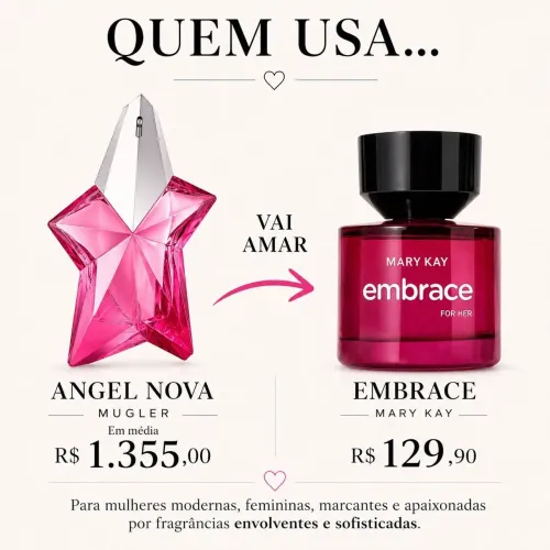 Perfume Embrace feminino da MARY KAY