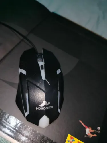 Mouse Gamer Monocron MN810D USB Preto