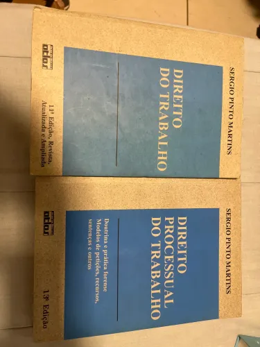 Livros direito do trabalho e processual do trabalho