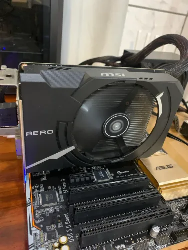 Placa de vídeo MSI GTX 1050 AERO ITX OC 2gb