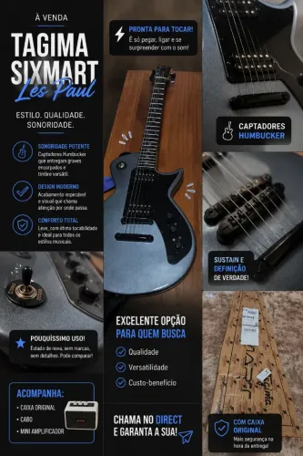 Guitarra sixmart lespaul