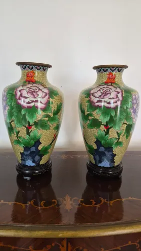 VASO CHINÊS DECORADO