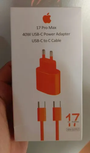 Carregador Turbo Iphone 16 16 17 Completo!