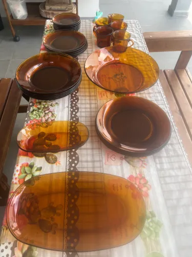 Louças Duralex original Âmbar
