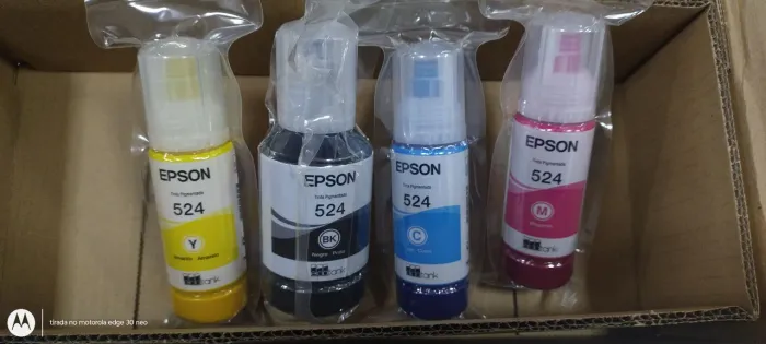 Tinta Epson 524 original pigmentada