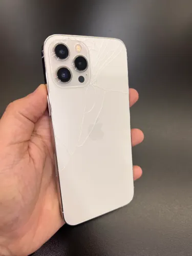 iPhone 12 Pro Max 512GB - Vidro Traseiro Trincado 