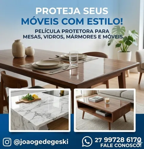 Película de proteção para mármore - madeira - vidro etc