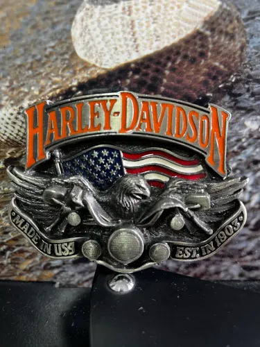 Fivela Harley Davidson original anos 90