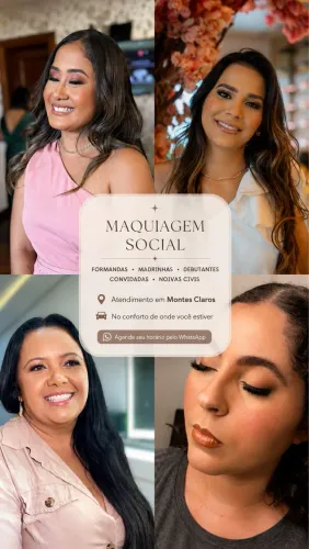 Maquiadora em Montes Claros a domicílio