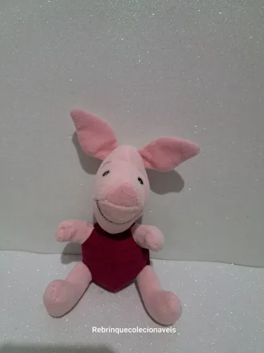 Pelúcia vintage Leitão (Pooh)13cm