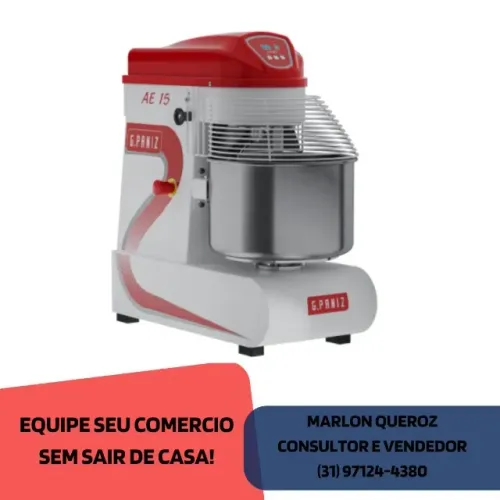 Amassadeira Espiral 25 KG Monofásico G.Paniz 