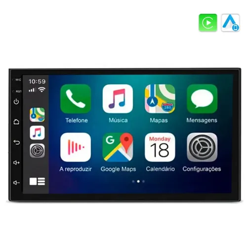 Multimídia KX3 Android Tela 7? KRC4100 Bluetooth GPS USB