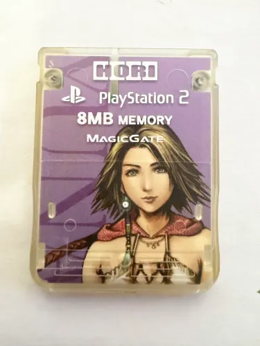 Memory Card - PS2 Hori Yuna Final Fantasy X Original PlayStation 2 Edição Limitada