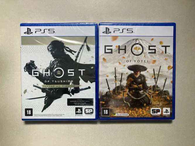Ghost of Tsushima e Ghost of Yotei Ps5 Lacrados