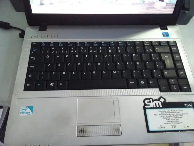 Notebook Slim tela 14" 