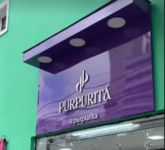 placa em acm com informações em pvc expandido+avanço de luz