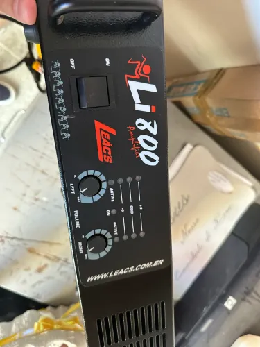 Amplificador Profissional Leacs LI-800 Alta Potência