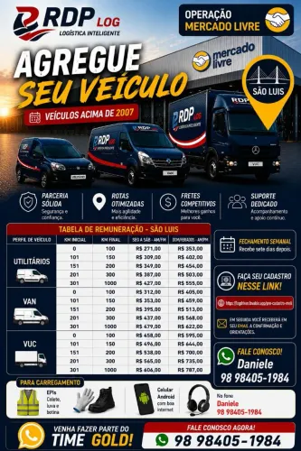 Seja um motorista agregado