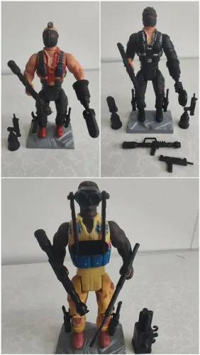 SOS Comandos - 3 Bonecos, 3 Veículos Militares + acessórios 