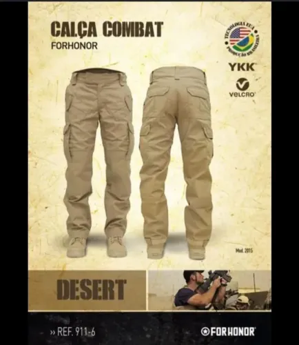 Calça tática forhonor 911 caqui 
