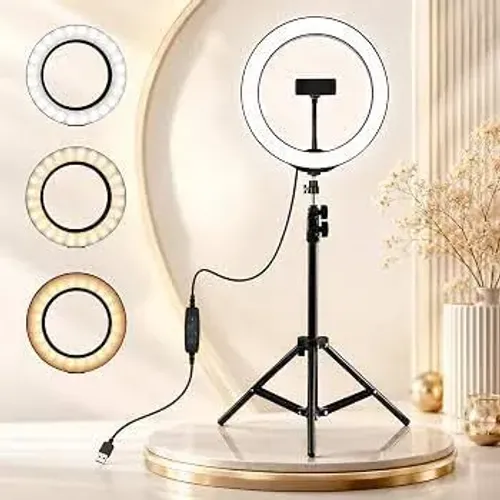 Ring light 10" com tripe:) frete grátis
