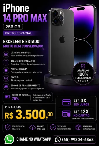 IPHONE 14 PRO MAX 256G TOP