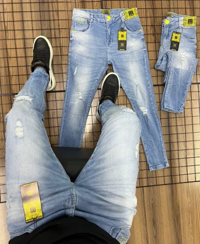 Calça jeans jogador