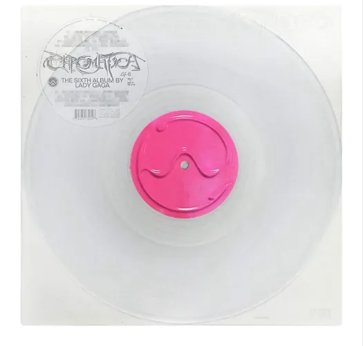 Lady Gaga Chromatica Vinil LP Milky Clear Novo