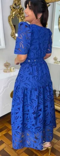 Vestido lindo "Novo com etiqueta" em renda guipir "Marca Sorih"