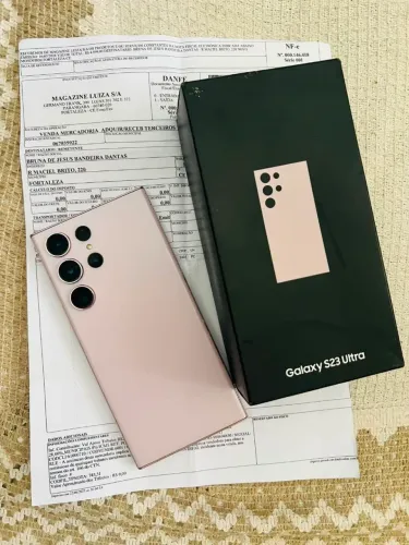 Samsung s23 ultra caixa e nota