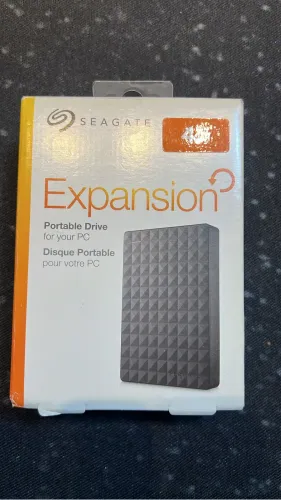 HD externo Seagate 4 tb novo!!