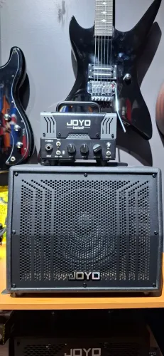 Amplificador cabeçote valvulado Joyo Zombie + Caixa Bantamp 1x8
