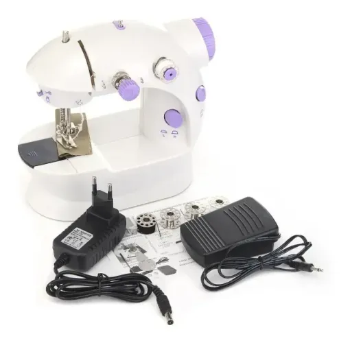 Máquina De Costura Portátil Para Casa E Iniciantes Branco 127/220v (PRODUTO NOVO) - Aceit