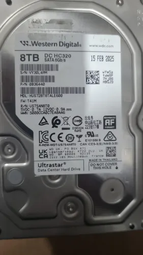 Hd Western Digital 8tb sata
