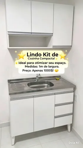 Armário de cozinha kit