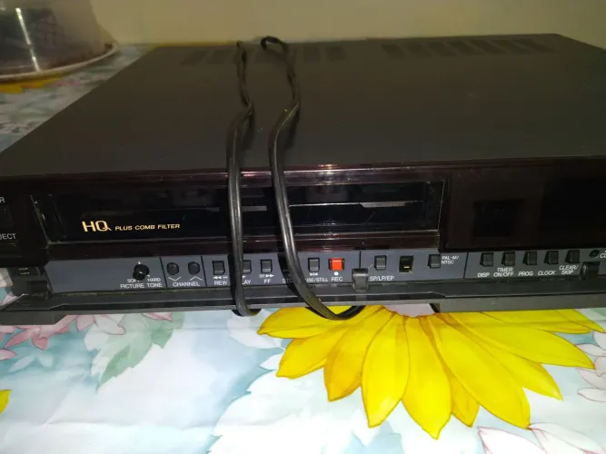 Video cassete VHS Sharp fita reprodutor video