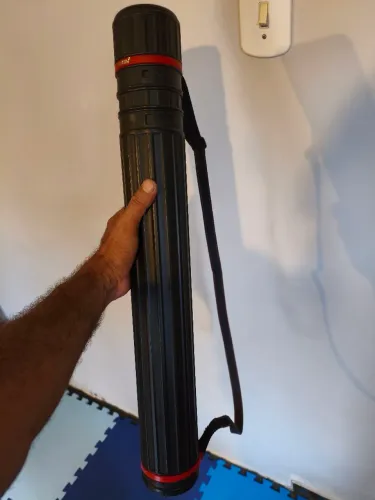 Tubo de armazenamento retrátil 1 metro 