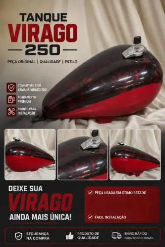 Tanque moto virago 250 Kansas 250