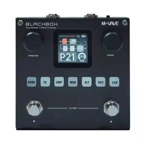 Pedaleira Blackbox M-Vave (Nova) para Guitarra, Baixo e Violão + Brinde