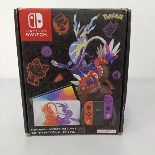 Vendo Nintendo Switch Oled Pokémon Scarlet & Violet Desblo 128gb Semi novo