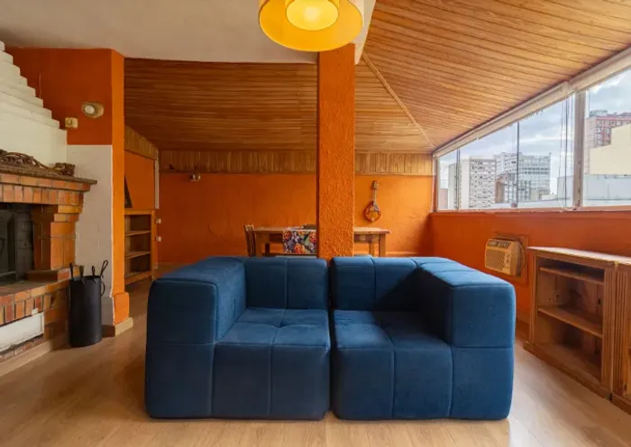 sofa modular sofá na caixa azul