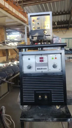 Máquina mig CEA Max 505 com cabeçote, 4 roldanas, cabo de controle, revisada 220/380/440