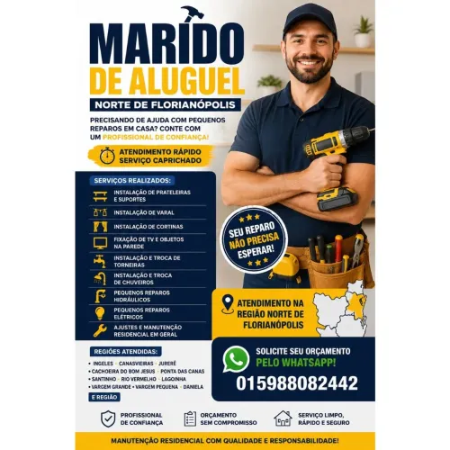 Marido de aluguel, manutenção residencial