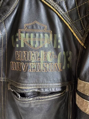 Jaqueta couro legitimo Harley Davidson XL